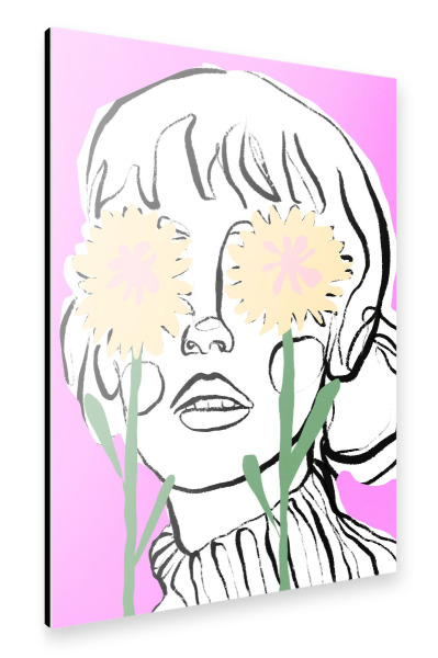 Alu-Dibond "Daisy Dream" 30x20 cm artboxONE