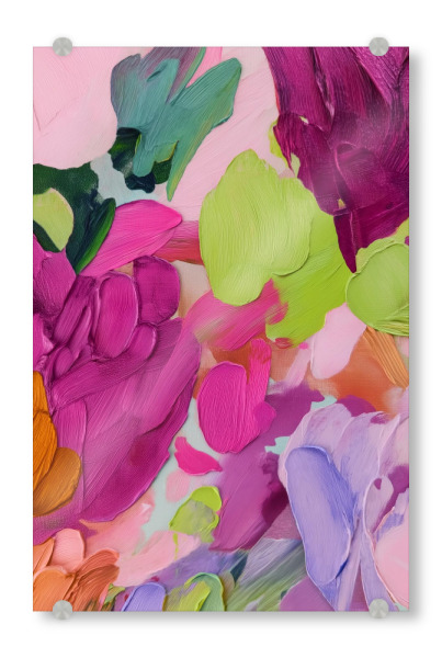 Acrylglasbild "Magie der bunten Formen" artboxONE - Natur,Floral,Abstrakt