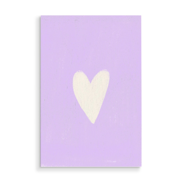 Holzbild "Pastel Heart" artboxONE - Für Kinder,Liebe,Für Mama - Herz,Pastell,Pastellfarben,Mama,Liebe
