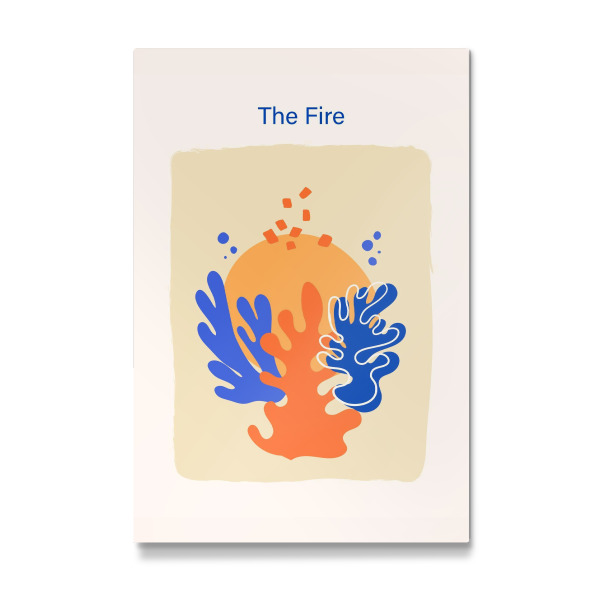 Galerie-Print "Feuer nach Matisse" 75x50 cm artboxONE