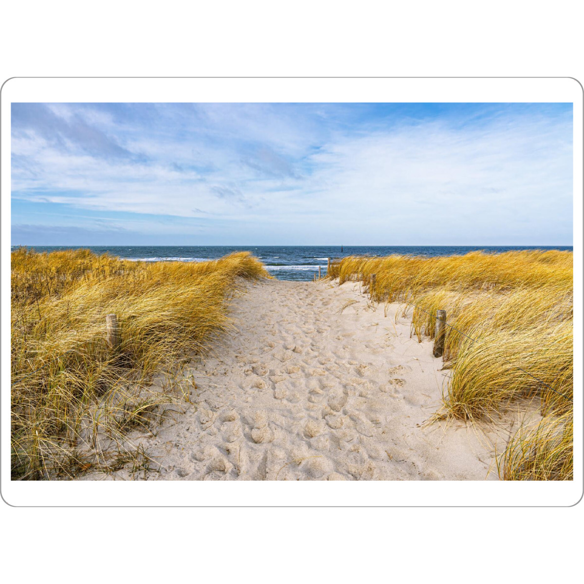 Tischset "Strandzugang in den Dünen" artboxONE - Natur,Reise,Reise / Strand und Meer