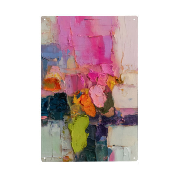 Holzbild "Buntes Spiel der Natur" artboxONE - Natur,Abstrakt