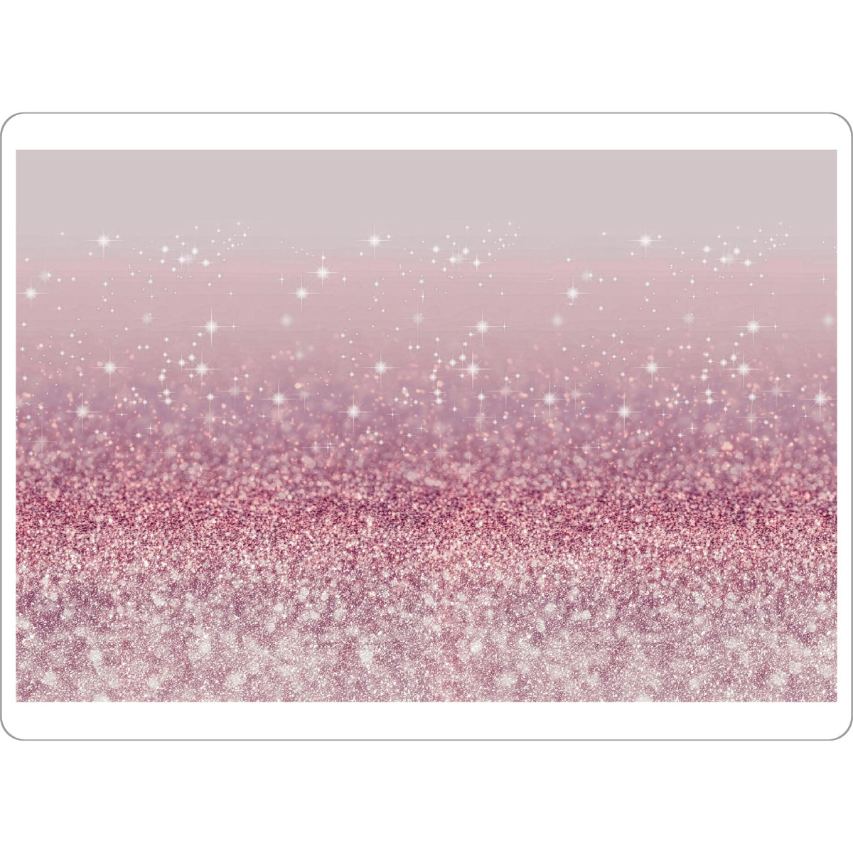 Tischset "Roségoldener Glitzerverlauf" artboxONE - Abstrakt - Glitzer,Abstrakt,Glitzernd,Glanz,Rosa,Rose,Tausendjährig - Bild glitzer