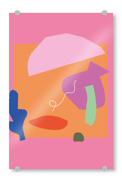 Acrylglasbild "Gourmet" artboxONE - Abstrakt - Kitchen,Food,Collage,Creative,Colour,Stillife