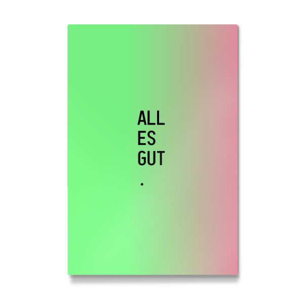 Galerie-Print "Alles Gut" 30x20 cm artboxONE