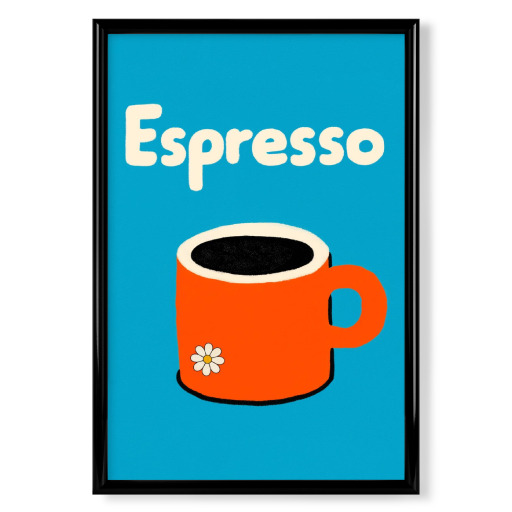 Florale Espresso Liebe