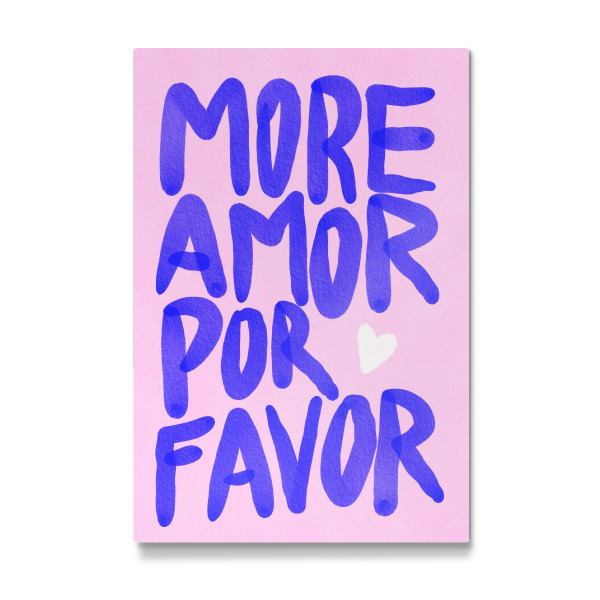 Galerie-Print "Baroo Bloom - More Amor Lila" 75x50 cm artboxONE