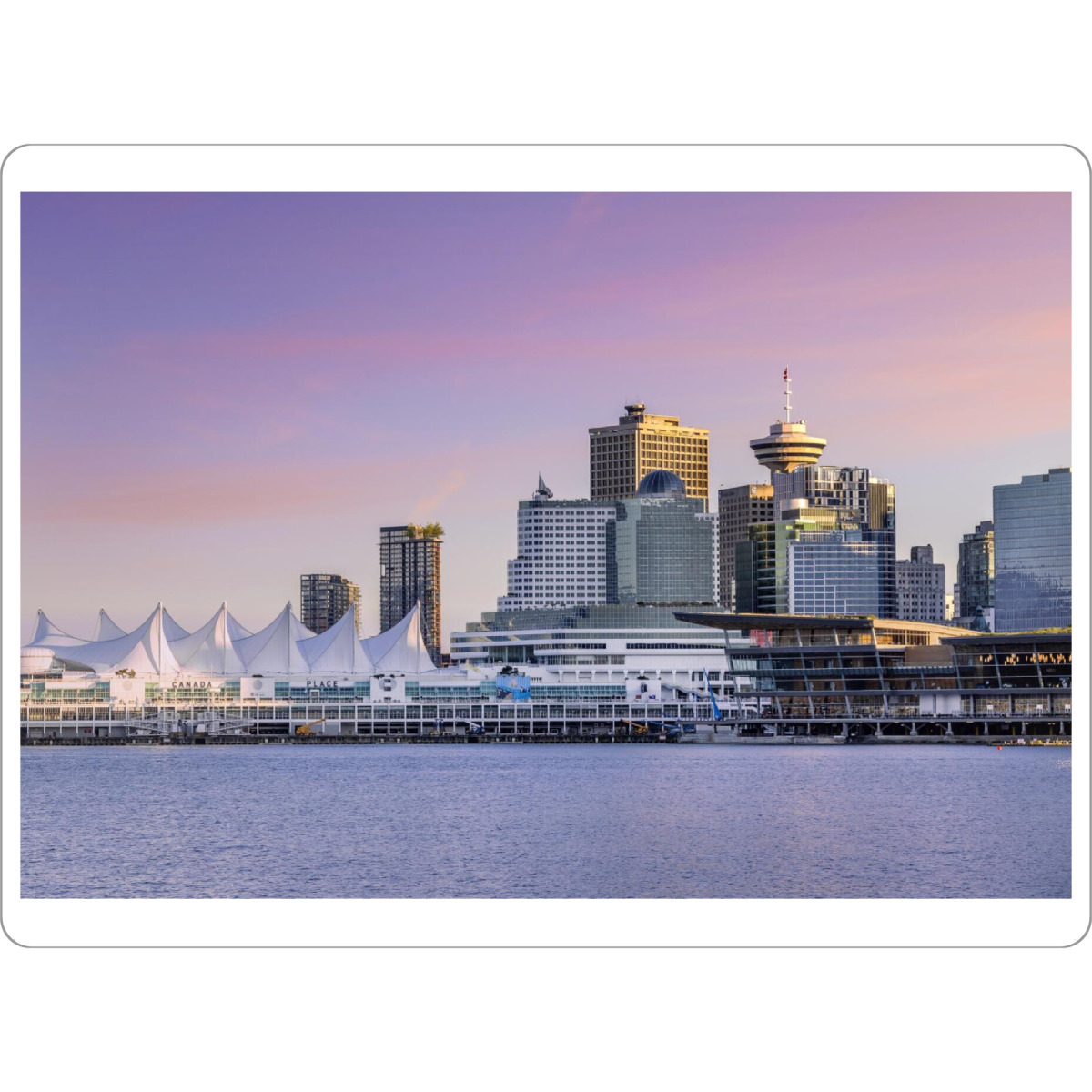 Tischset "Vancouver zum Sonnenuntergang" artboxONE - Reise,Architektur,Städte / Weitere