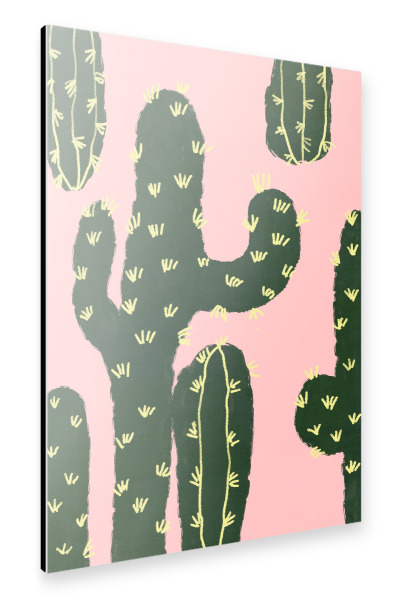 Alu-Dibond "Cactuses" 30x20 cm artboxONE