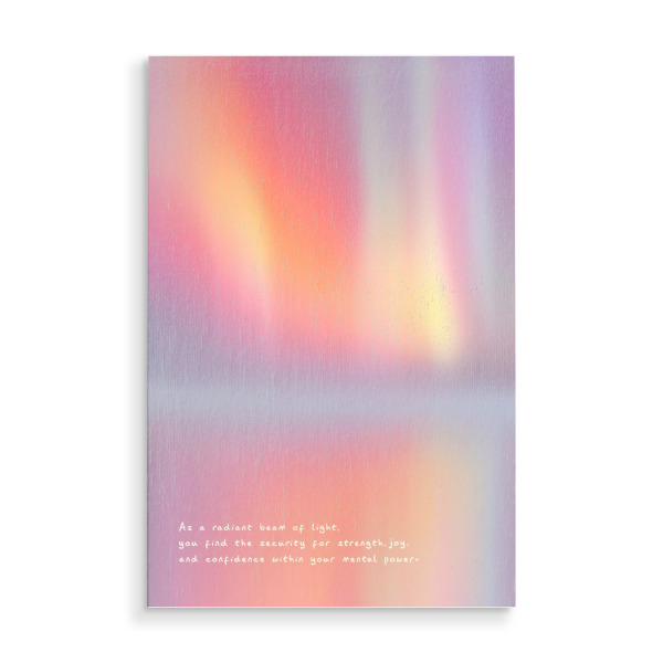 Holzbild "Aura der Mentalen Stärke" artboxONE - Typografie,Abstrakt,Liebe