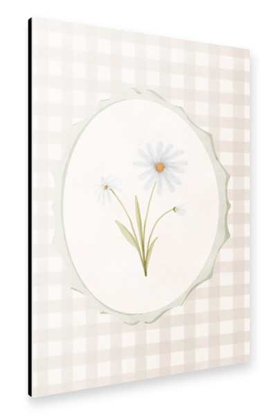 Alu-Dibond "Gerahmtes Gänseblümchen" 30x20 cm artboxONE