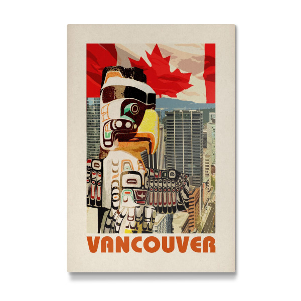 Galerie-Print "Vancouver retro-travel" 30x20 cm artboxONE