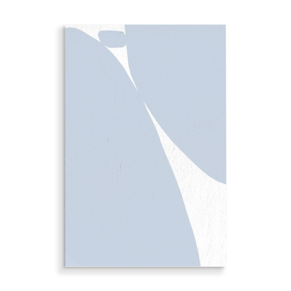 Holzbild "Stone Balance (No 18)" artboxONE - Abstrakt,Geometrie,Für Mama - Stein,Stone,Stone balance,Balance,Schlicht,Simpel,Treechild,Illustration