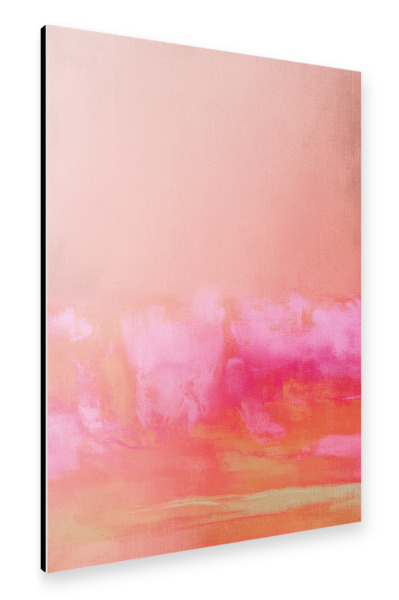 Alu-Dibond "Ruhige Sonnenfarben Fläche" 30x20 cm artboxONE