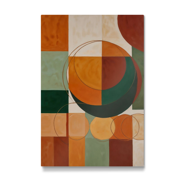Galerie-Print "Geometrische Kreiskomposition" 75x50 cm artboxONE