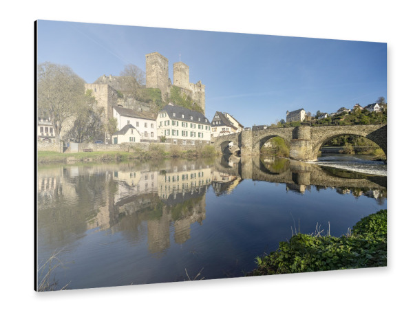 Alu-Dibond "Burg Runkel" 30x20 cm artboxONE