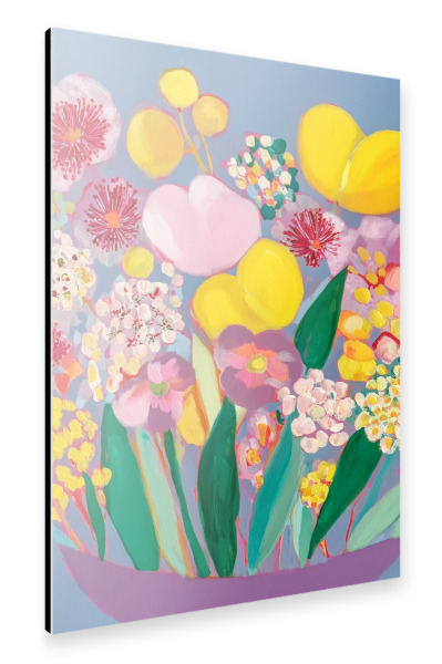 Alu-Dibond "Blumige Sommerbrise" 30x20 cm artboxONE