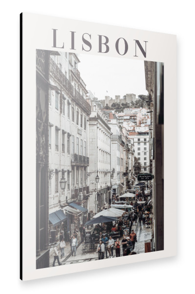 Alu-Dibond "Lissabon, Historisches flair" 75x50 cm artboxONE