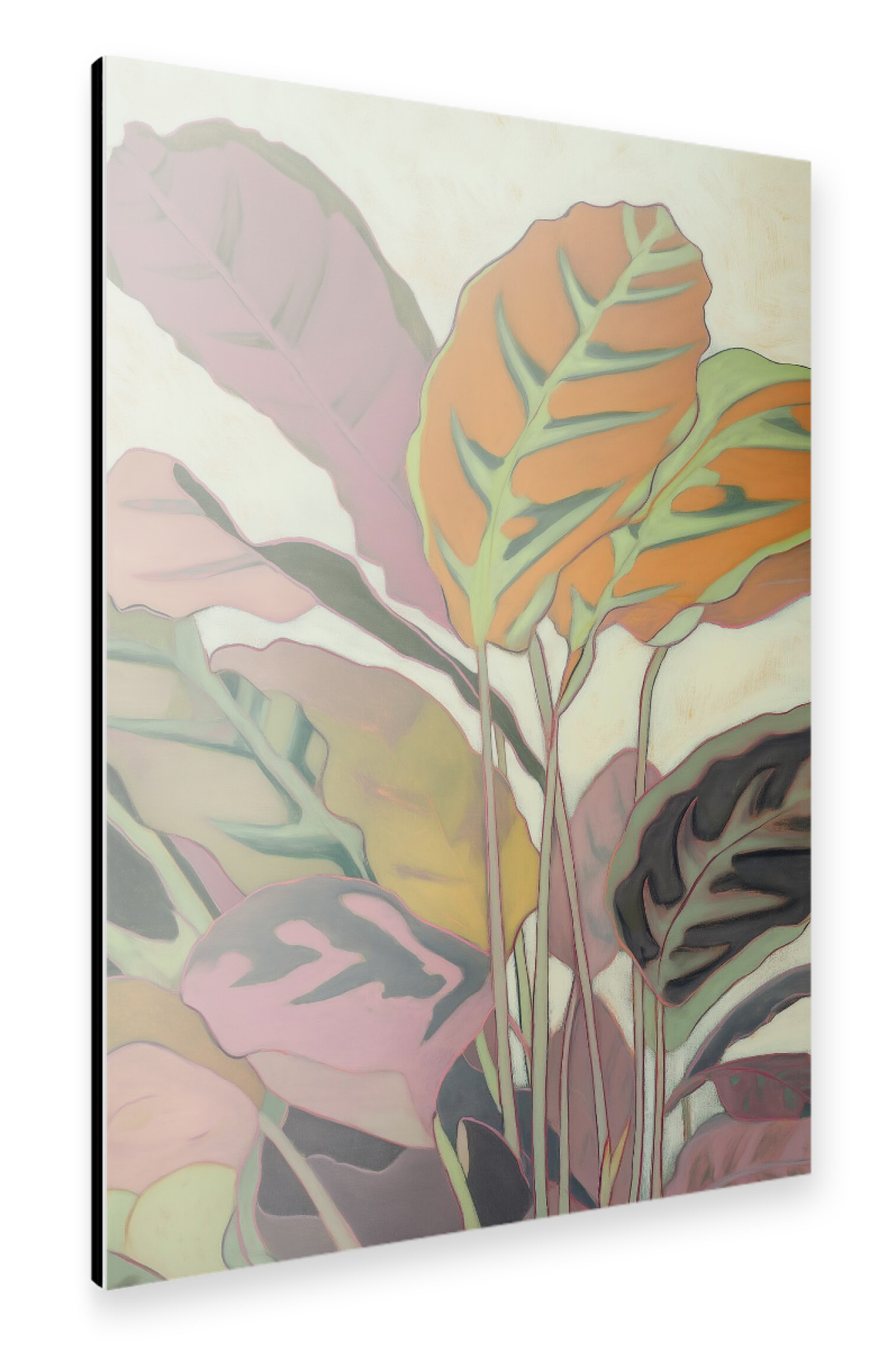 Alu-Dibond "Ruhige Botanische Farbwelten" 75x50 cm artboxONE