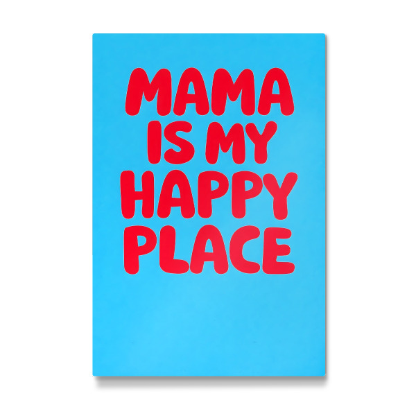 Galerie-Print "Mama - Happy Place" 75x50 cm artboxONE
