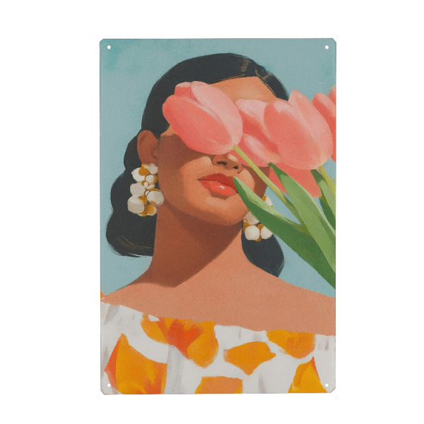 Holzbild "Sanfte Tulpen Träume" artboxONE - Natur,Floral,Fashion