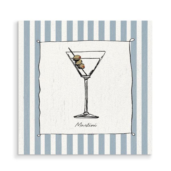 Holzbild "Cocktailstunde Martini" artboxONE - Essen & Trinken,Menschen,Essen & Trinken / Alkohol - Alkohol,Martini,Getränke