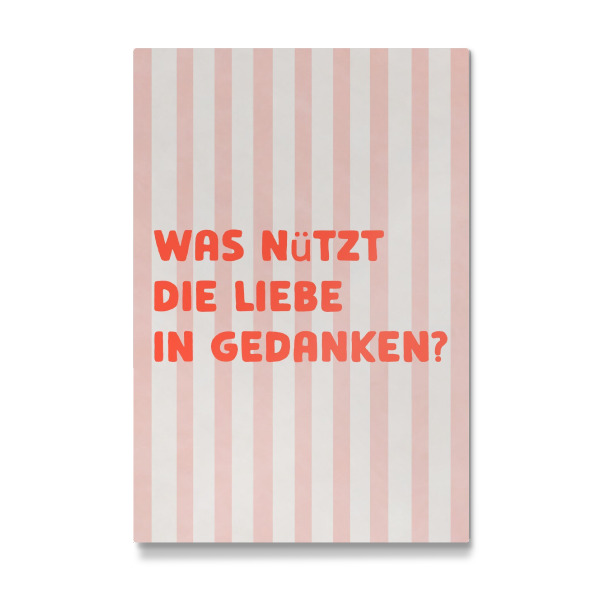 Galerie-Print "Liebe und Gedanken" 75x50 cm artboxONE
