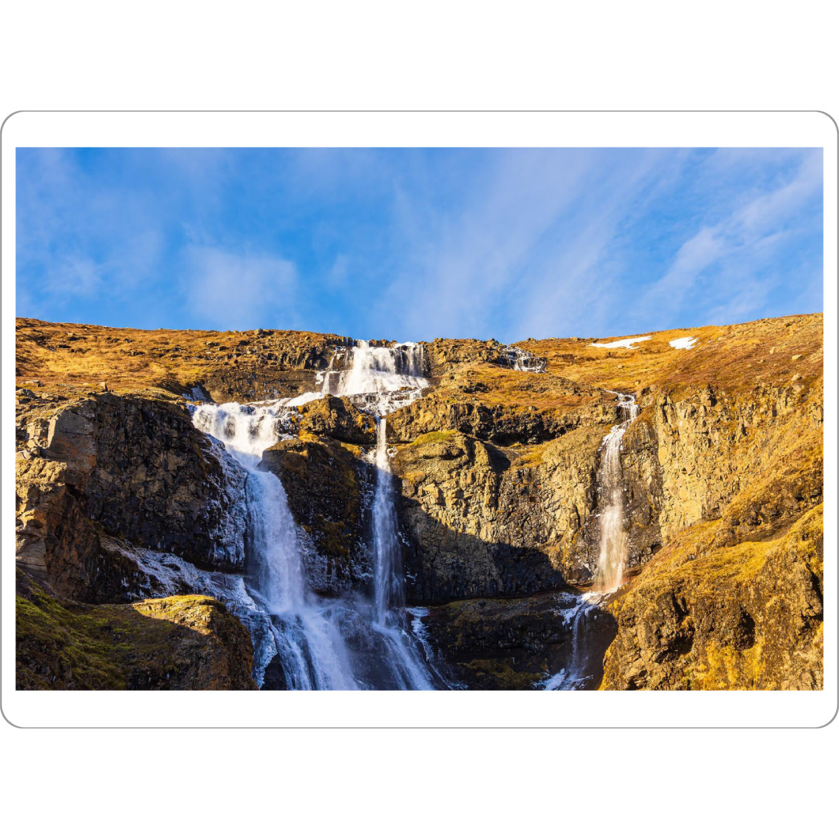 Tischset "Rjúkandafoss Wasserfall" artboxONE - Natur,Reise,Reise / Länder