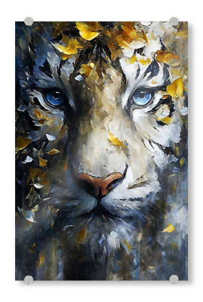 Acrylglasbild "Tiger Modern Kunst (matart)" artboxONE - Tiere - Tiger,Katze,Katzen,Tier,Tiere,Natur,Wild,Tierwelt,Modern,Kunst