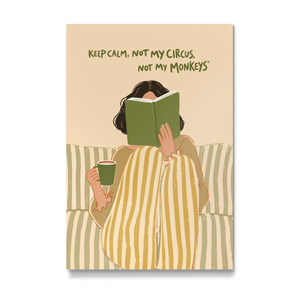 Galerie-Print "Bleib ruhig, nicht mein" 30x20 cm artboxONE
