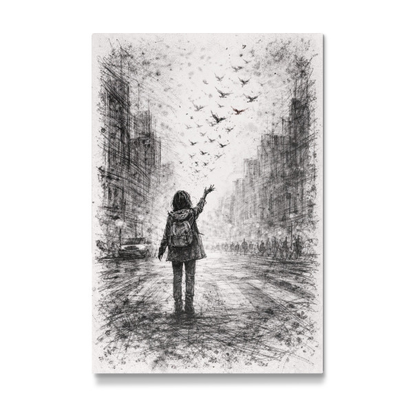 Galerie-Print "Let them - fly" 30x20 cm artboxONE