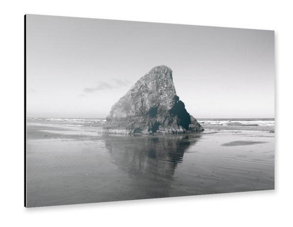 Alu-Dibond "A Rock on the Beach" 75x50 cm artboxONE