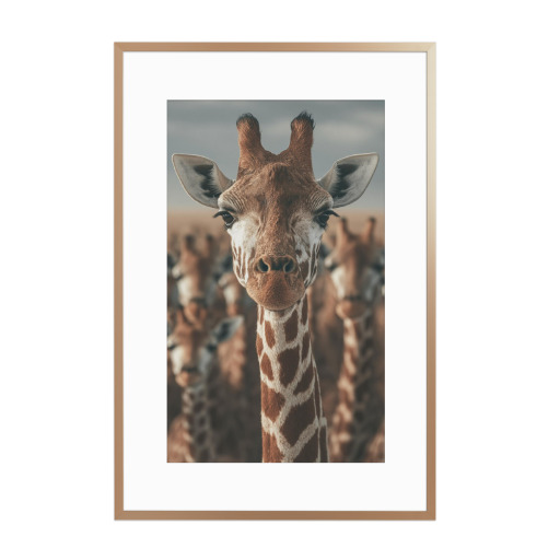 Curious Giraffe Gaze