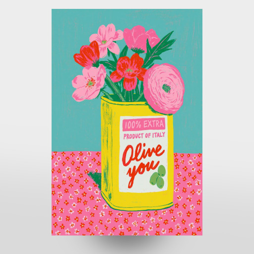 Frühling mit Olivenöl Dose Frühling mit Olivenöl Dose