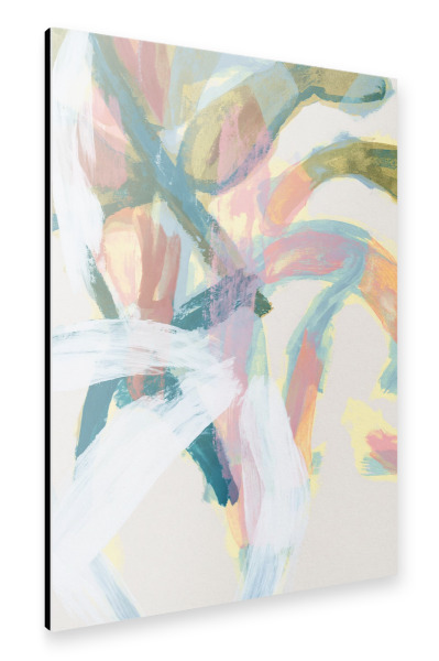 Alu-Dibond "Schwungvolle Pflanzen Striche" 30x20 cm artboxONE