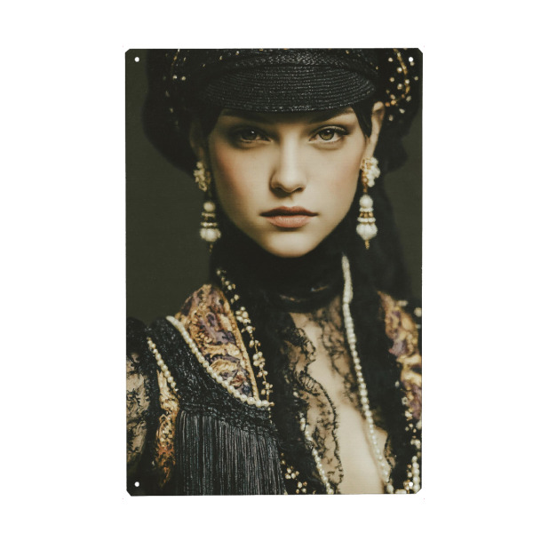 Holzbild "Weibliche Couture Momente" artboxONE - Menschen,Fashion