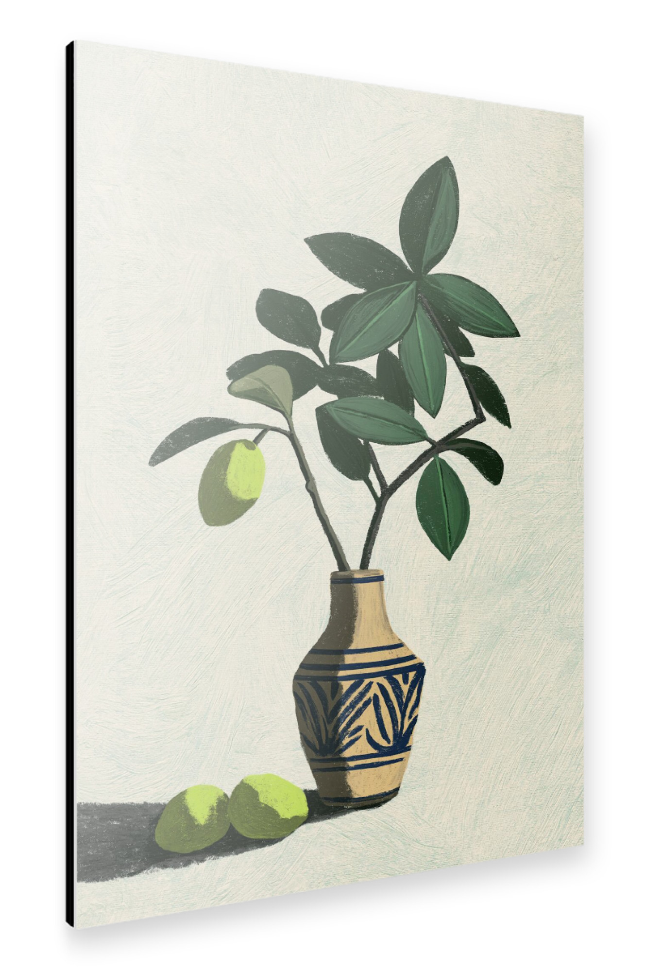 Alu-Dibond "Frische Zitrus Zweige" 30x20 cm artboxONE