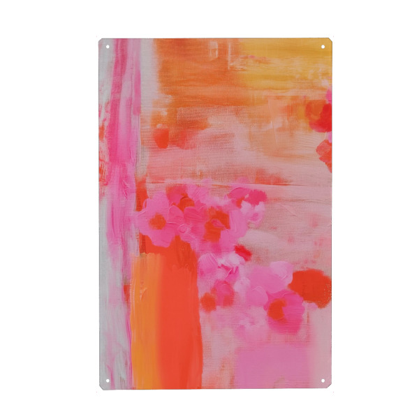 Holzbild "Abstrakt, Sommer Leuchten" artboxONE - Natur,Abstrakt,Streetart
