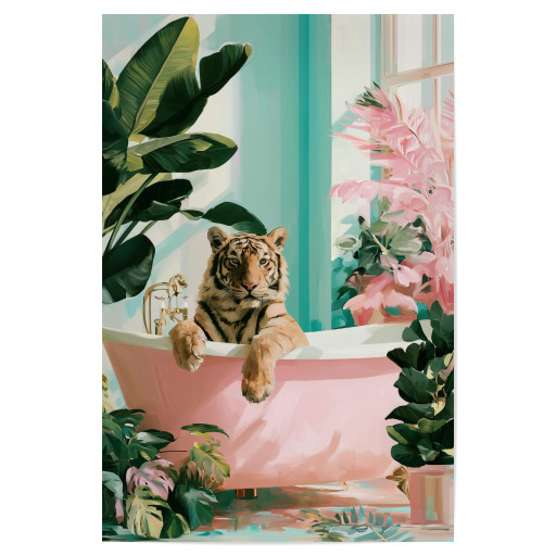 Tiger Bathtub Bathroom B (matart)