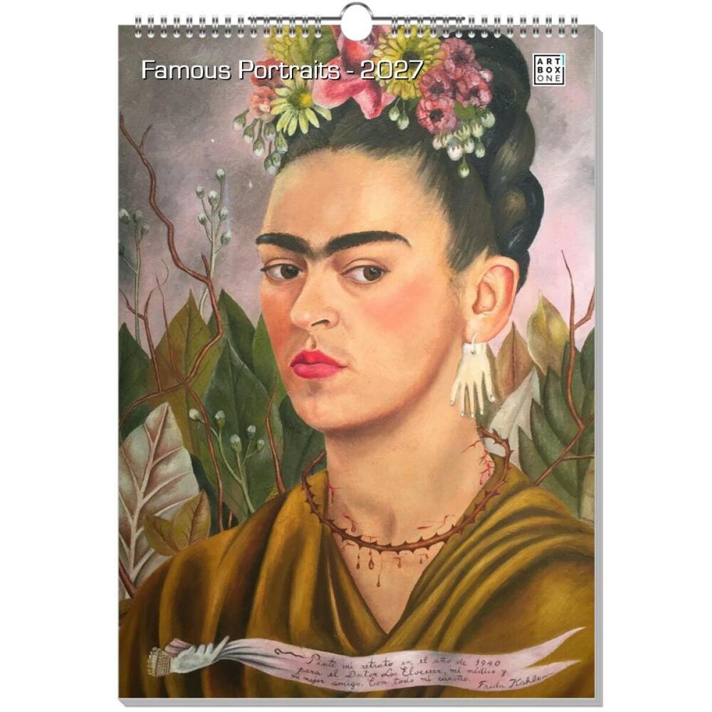 artboxONE Wandkalender A3 2026 Famous Portraits Portraits