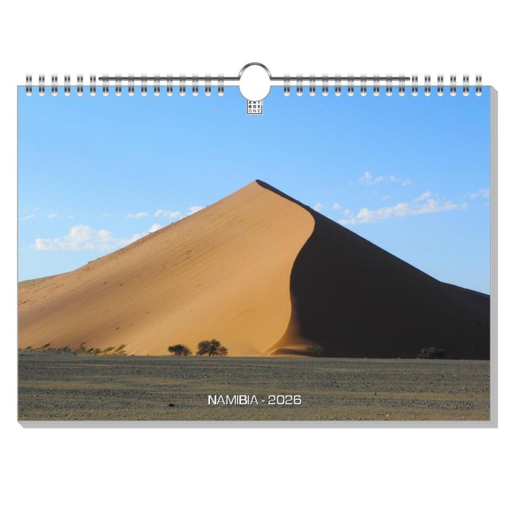 artboxONE Wandkalender A4 2026 NAMIBIA Reise