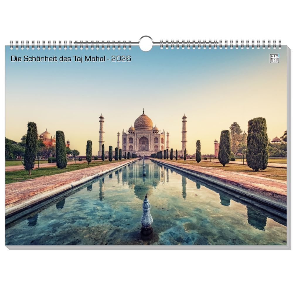 artboxONE Wandkalender A3 2025 Die Schönheit des Taj Mahal Tajmahal