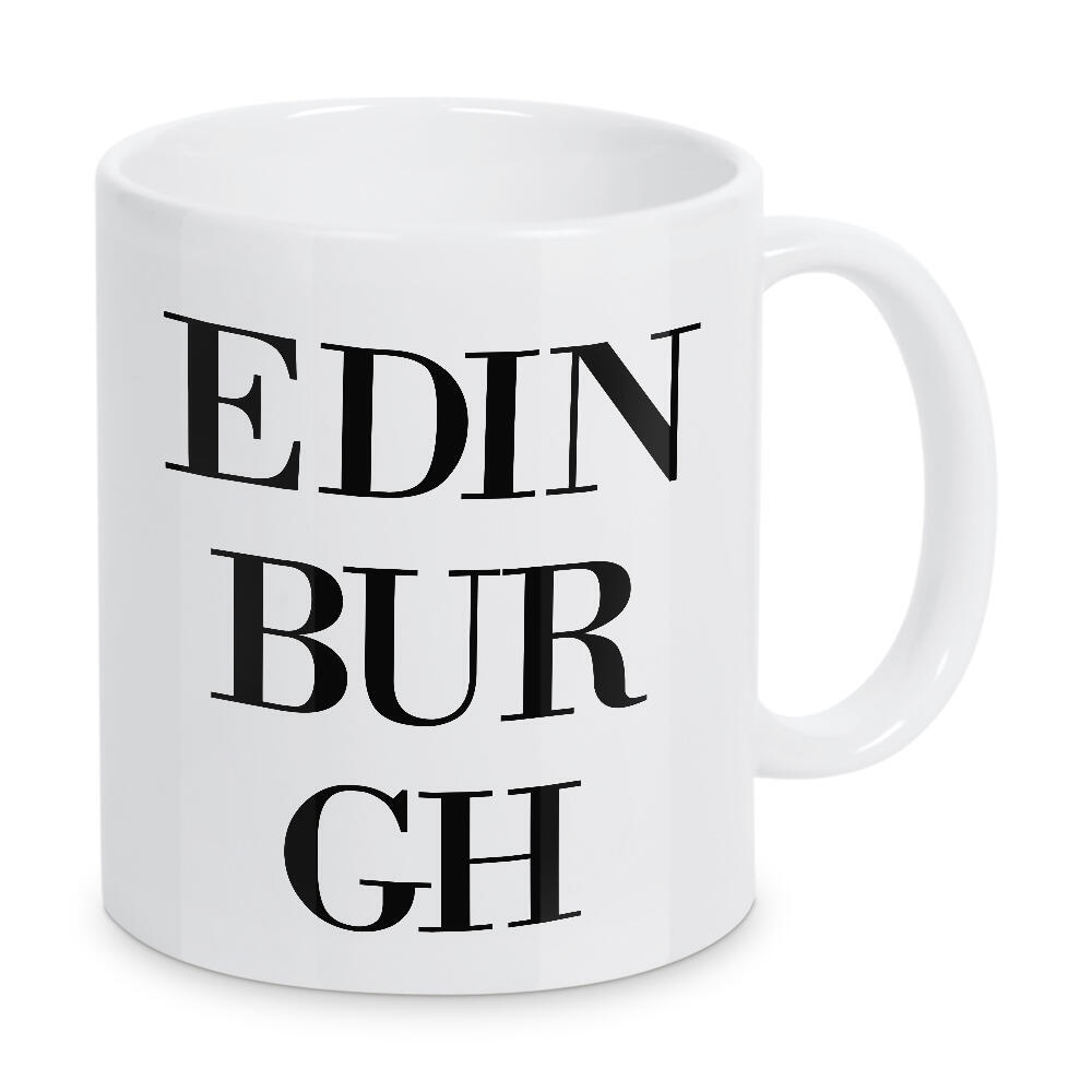 Tasse "Edinburgh Rosa" artboxONE - Städte,Typografie,Städte / Weitere