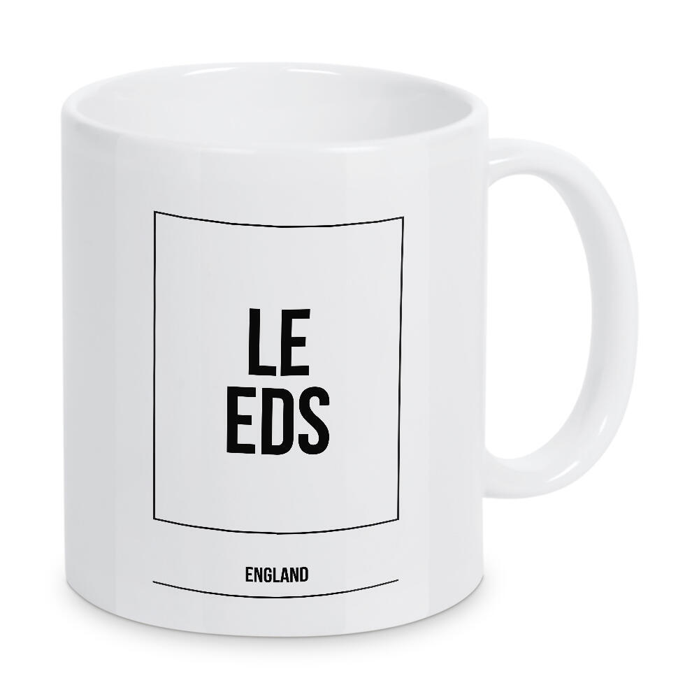 Tasse "Leeds Square" artboxONE - Städte,Typografie,Schwarzweiß,Städte / Weitere