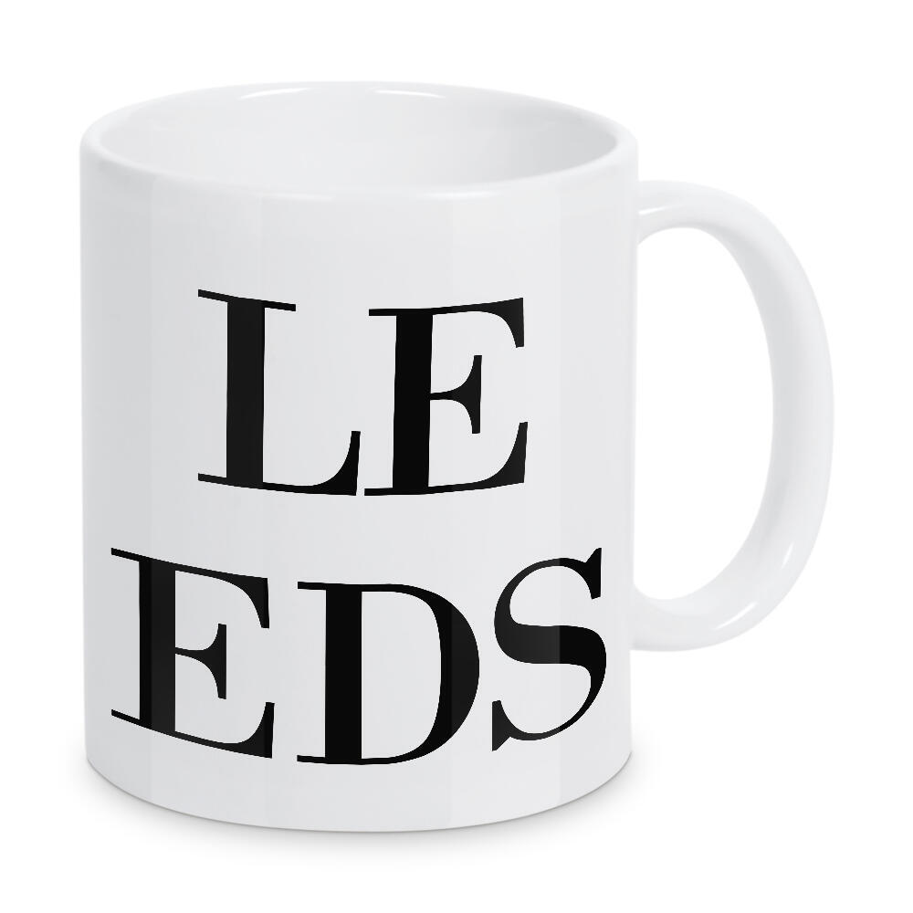 Tasse "Leeds Rosa" artboxONE - Städte,Typografie,Städte / Weitere