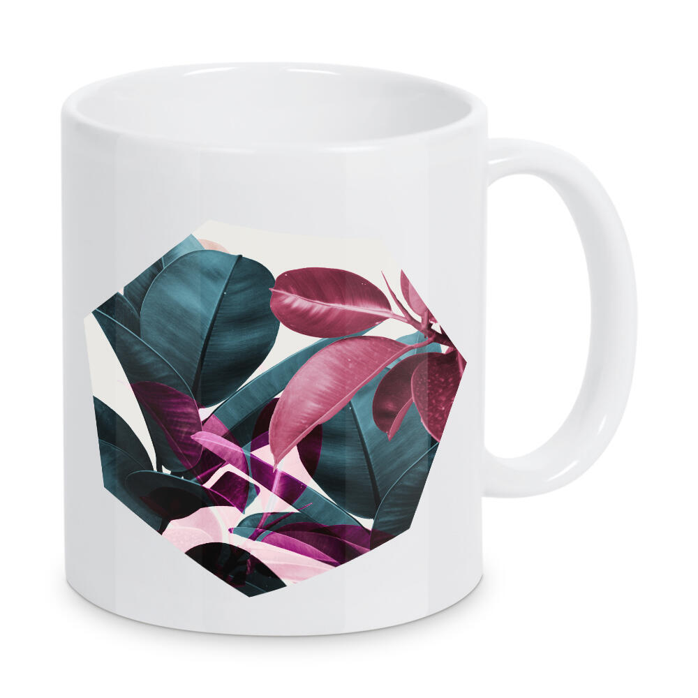 Tasse "Exposure 01" artboxONE - Natur,Floral - Tropisch,Gummibaum,Monstera,Palme,Blatt,Blätter,Belichtung,Botanik,Pflanzem plants,Leaves,Leaf,Tropical