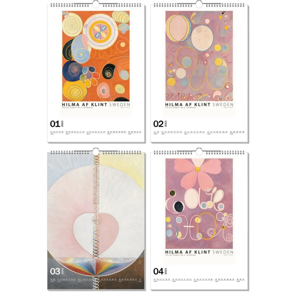 Calendario da muro Calendario d'arte astratta - Hilma af Klint 2024