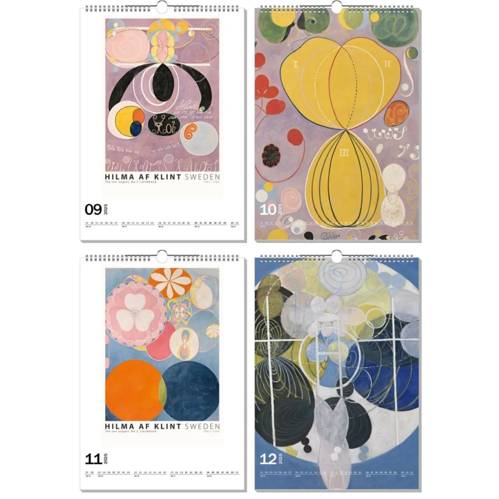 Calendario da muro Calendario d'arte astratta - Hilma af Klint 2024