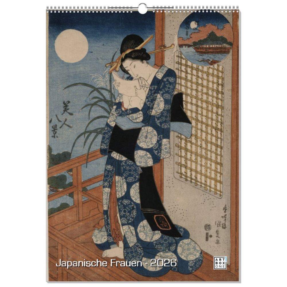 artboxONE Wandkalender A2 2026 Japanische Frauen Japan