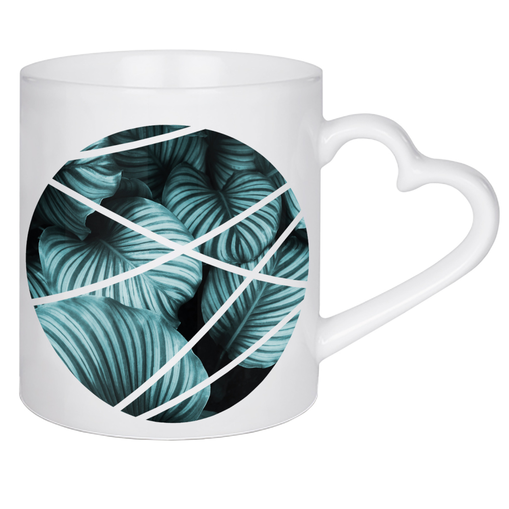 Herztasse "Circle 05" artboxONE - Natur,Floral,Geometrie